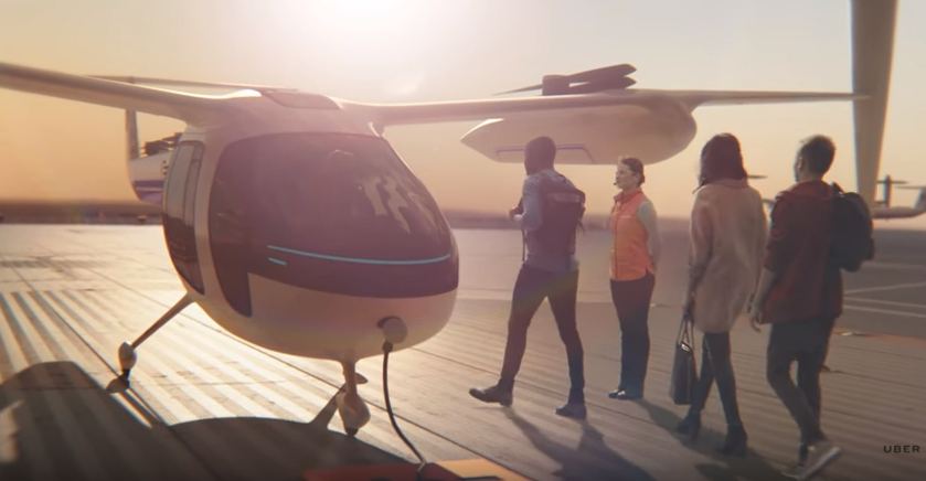 Uber's flying Taxi 