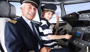 Pilot's son in charge