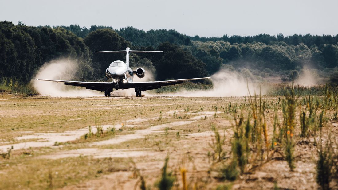 PC-24 becomes an off-roader (Photo Pilatus Aircraft)