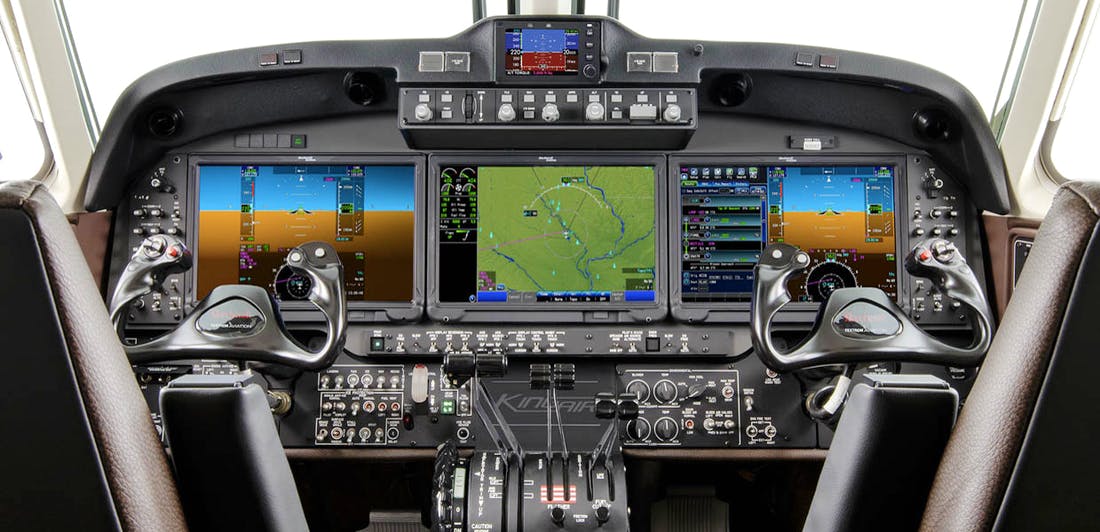 King Air 360 - cockpit