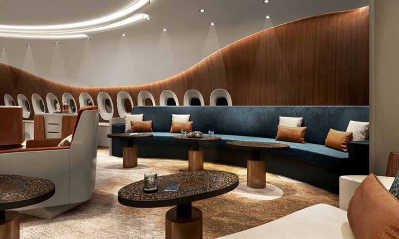 ACJ350 Lufthansa-lounge