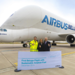 Airbus Beluga using biofuel