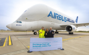 Airbus Beluga using biofuel
