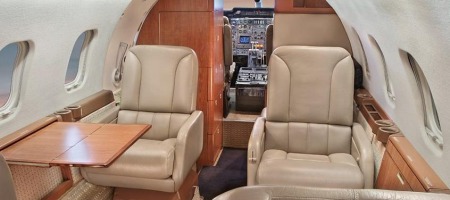 Bombardier · Learjet 55 - intérieur