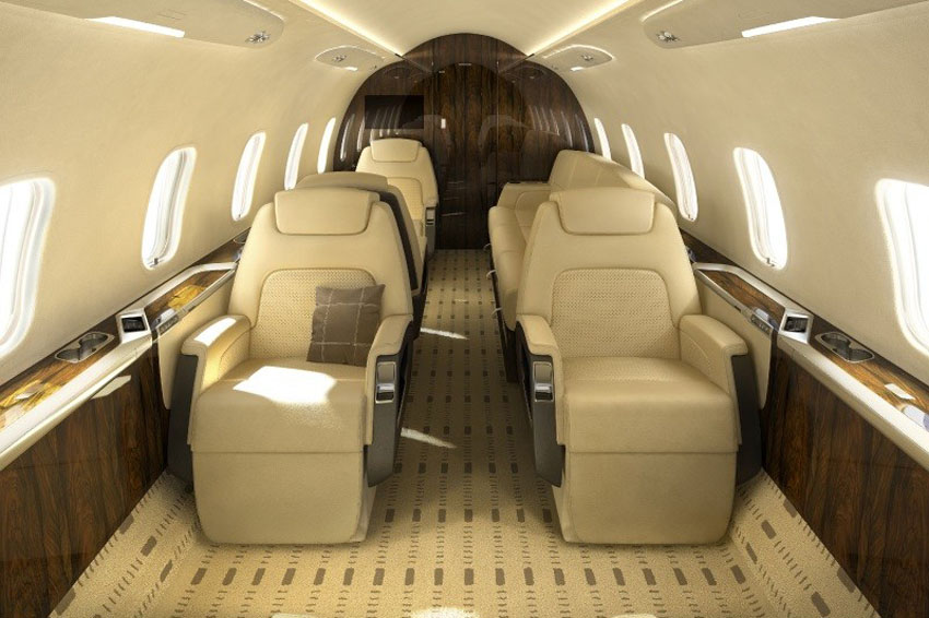 Bombardier Challenger 350 - intérieur