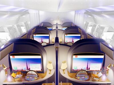 Emirates 1ère classe - cabine