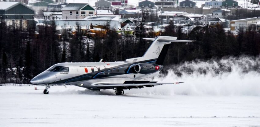 Pilatus PC-24 sur la neige