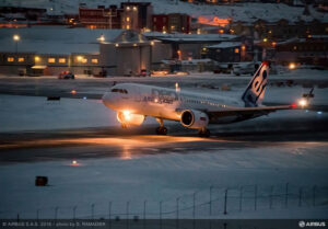 A320neo décollage de nuit