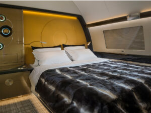 02 Airbus ACJ319 chambre à coucher - photo Cabinet Alberto Pinto