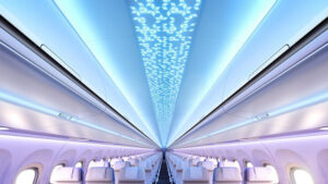 Cabine de l' A320neo - plafond