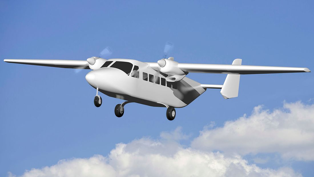 Ebauche du prototype d'avion à 14 places Pro-Avia