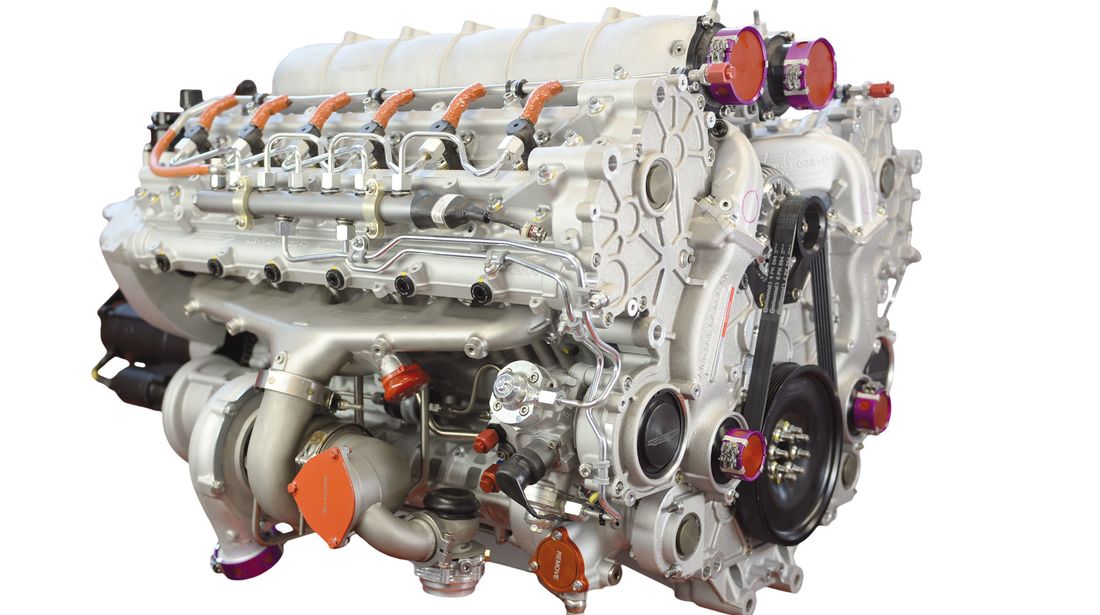 Le 12 cylindres A03 développe 368 Kilowatt (500 CV)