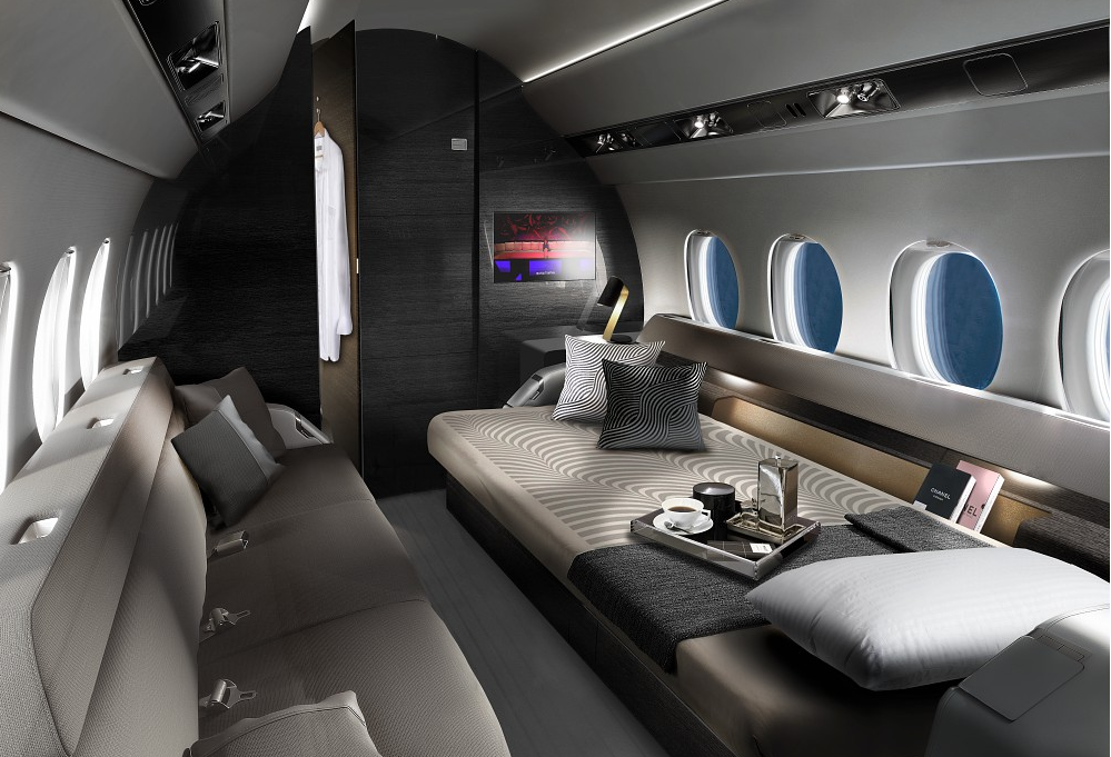 Falcon 6X - Photo courtesy Dassault- lounge