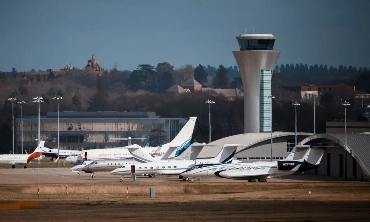 Londres Farnborough jet privé