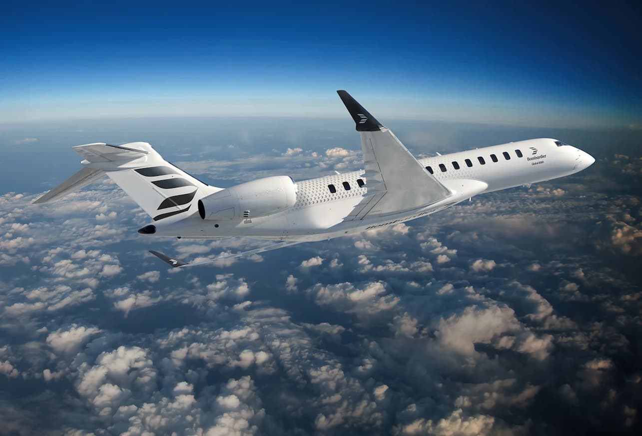 jet privati più veloci Bombardier Global 8000
